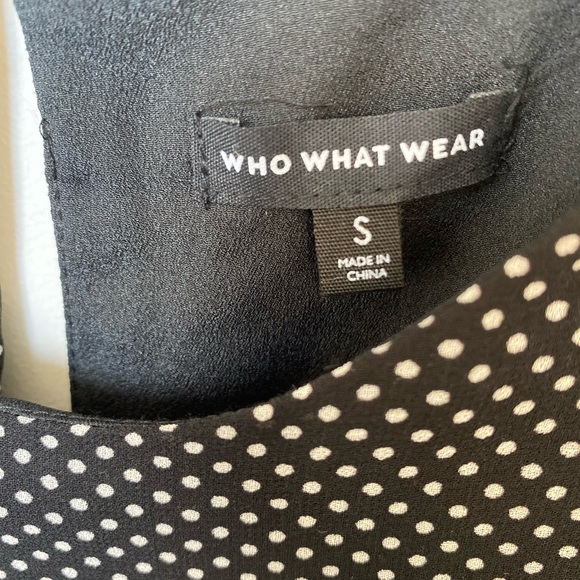 Black Ruffle Dress Size Small - Picture 4 of 4